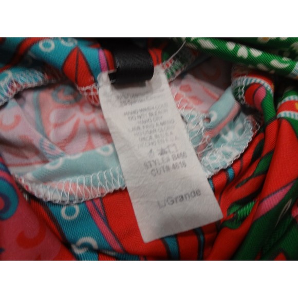 Women's Wide Legged Floral Print Pants Size Large - Picture 4 of 5